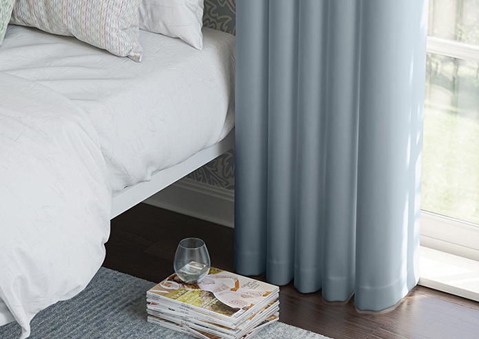 Menton, Tranquil Blue - Made to Measure Curtains - Image 5